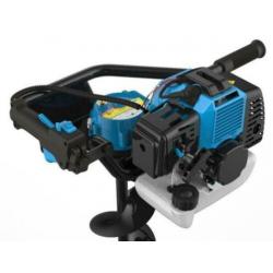 Motor- grondboor 3 Pk incl. 3 grondboren 100, 150 en 200 mm,