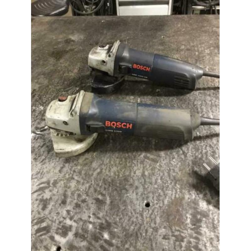 Bosch blauw flexen