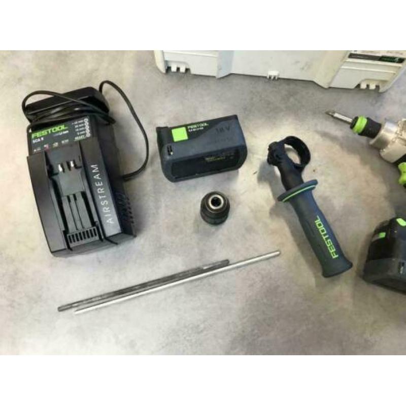FESTOOL ACCU BOORMACHINE 18v QUADRIVE PDC18/4 SCHROEFMACHINE