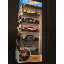 3 x set van 5 Hot Wheels