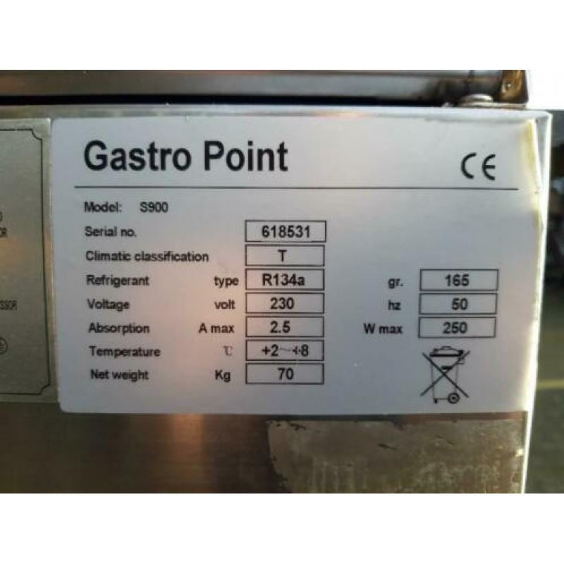Saladette saladebar koeling