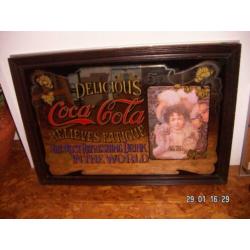 Amerikaanse coca cola spiegel 100x70