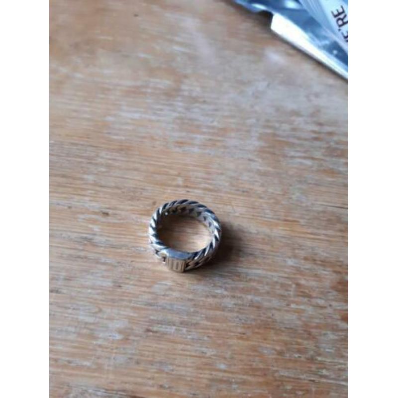 Buddha to buddha ring maat 18 chain 925 zilver