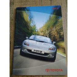 Toyota MR 2 folder uit 2003