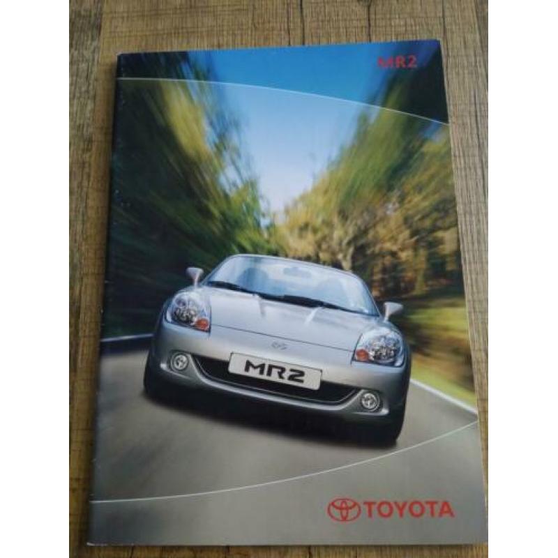 Toyota MR 2 folder uit 2003