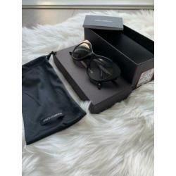 Dames Dolce & Gabbana zonnebril DG4207-B zwart cat eye nieuw