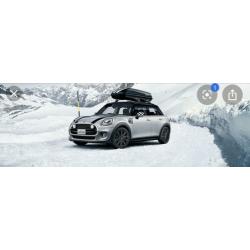 Skibox /dakkoffer mini countryman incl dragers