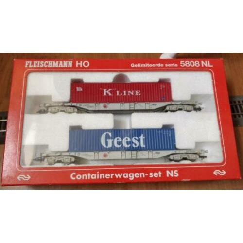 Fleischmann NS containerwagen set 5808