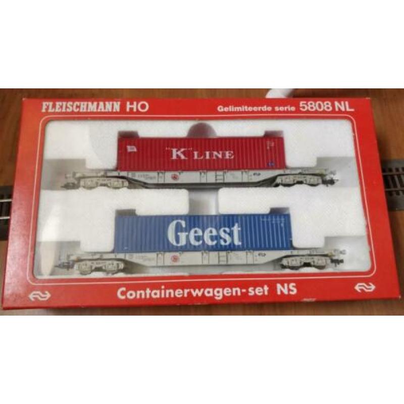 Fleischmann NS containerwagen set 5808