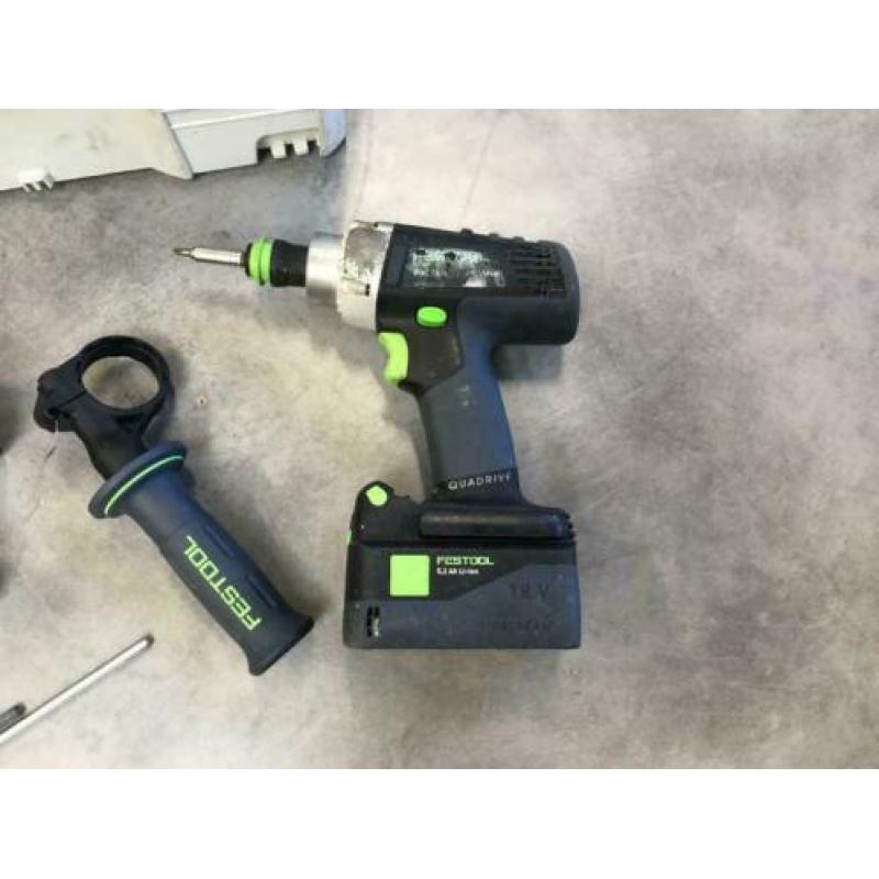 FESTOOL ACCU BOORMACHINE 18v QUADRIVE PDC18/4 SCHROEFMACHINE