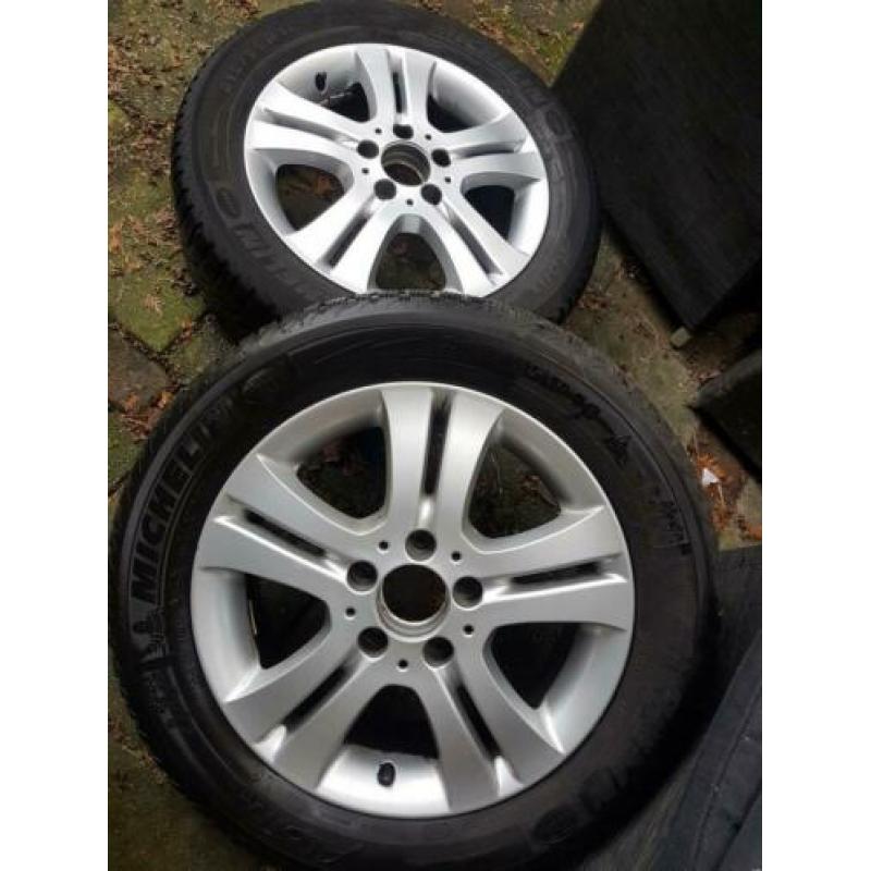 Mercedes LM aluminium velgen met Michelin Alpin winterbanden