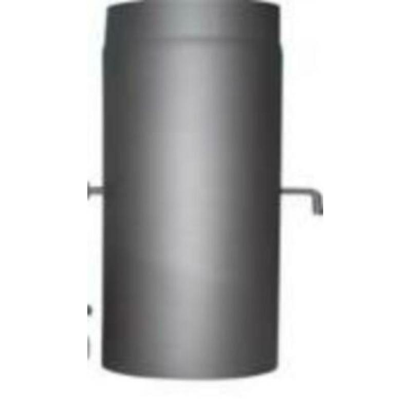 Rookkanaal / kachelpijp enkelwandig 150mm 100cm in Zwart Pri