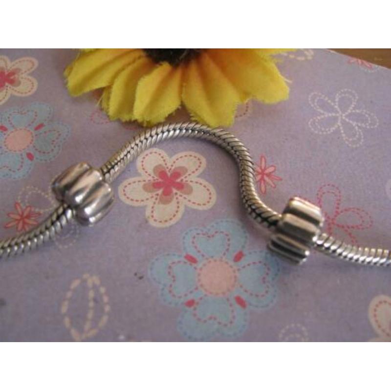 2 x Pandora stopper / clip P186 = ribbels in 1 koop