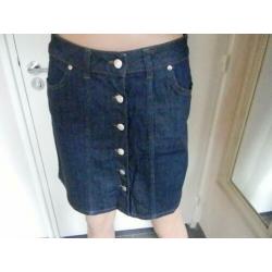 NIKKIE gave jeansrok met knoopjes MAAT 38 NIEUW