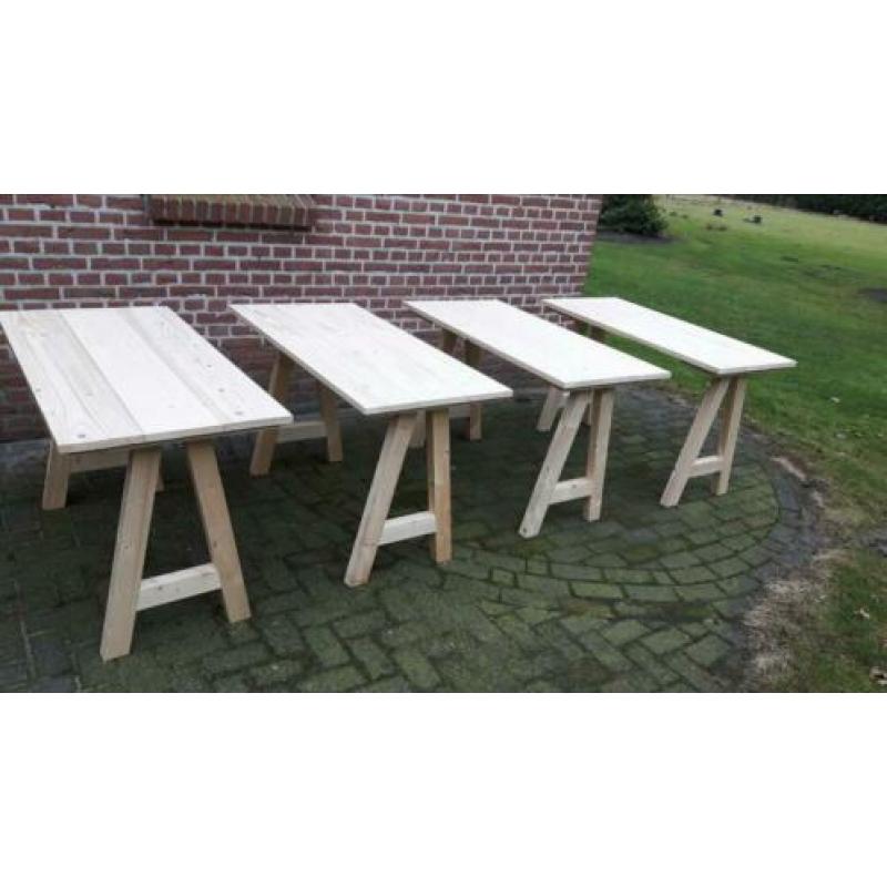 Bureau tafels steigerhout