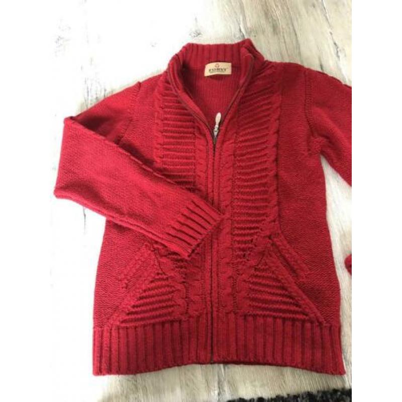 Forvi donker rood vest xxl of oversized als M/L