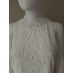 Stretch Jurk ANA ALCAZAR maat 42 off white