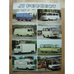 Peugeot J7 Bestelwagen Brochure 1980