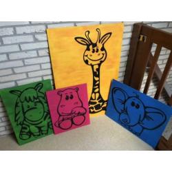 Decoratie schilderij kinderkamer of babykamer