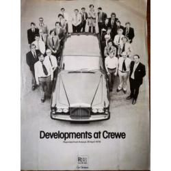 Zeldzaam ROLLS ROYCE - 1978 - autofolder