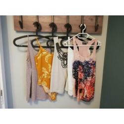 Dames kleding, truien, broeken, sportkleding, shirts, hempen