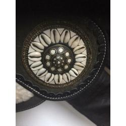 Ibiza leren tas met een bijpassende ketting