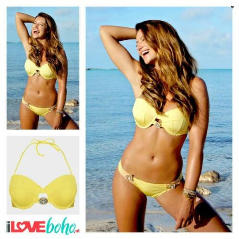 BOHO Bikini bandeau Top Devine Olive Groen S/M/L/XL/XXL