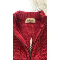 Forvi donker rood vest xxl of oversized als M/L