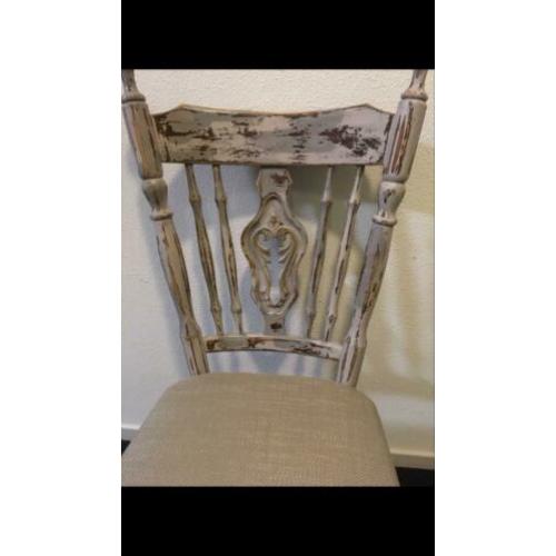 Gave nieuwe Ibiza shabby chique stoelen 3st