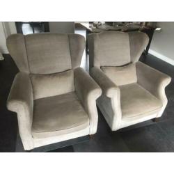 Fauteuil (Oorfauteuil) Stoel 2 stuks slechts €45,-