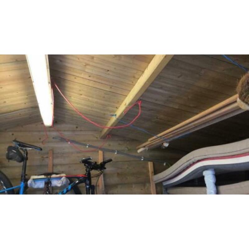 Houten tuinhuis 375x300 cm