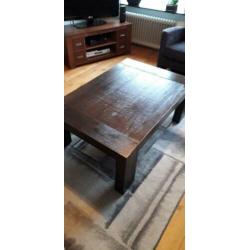 Eettafel en salontafel