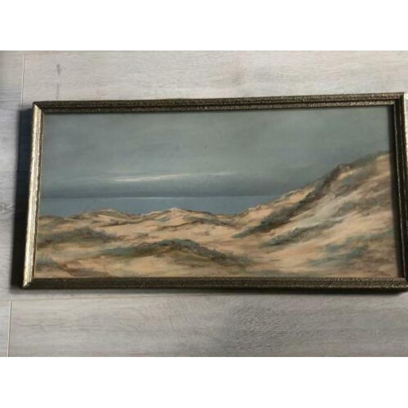 Pastel schilderij Scheveningen Jaren 1920-1930