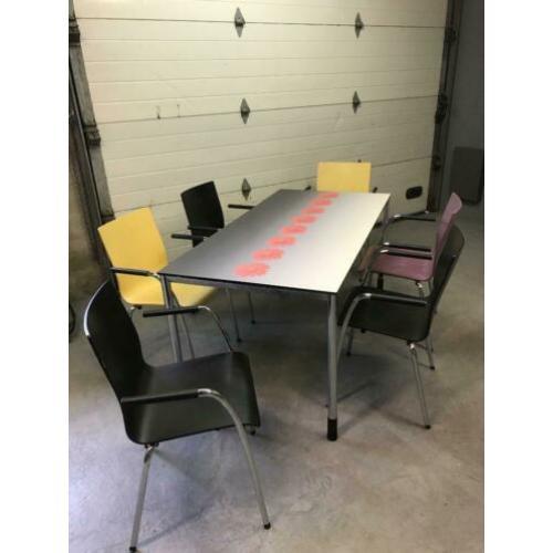 KOOPJE kleine partij design stoelen + tafels in nette staat