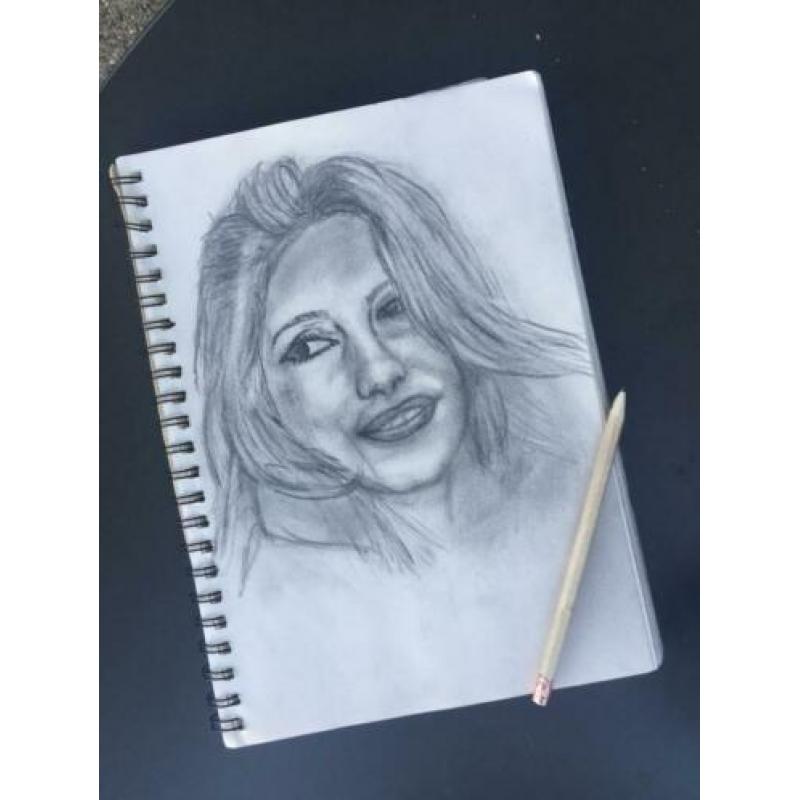 Portret tekening voor jou