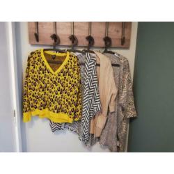 Dames kleding, truien, broeken, sportkleding, shirts, hempen