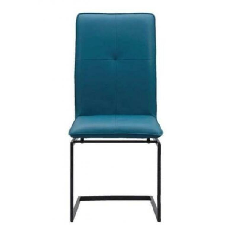 Stoelen eetkamer l petrol l blauw groen l 6 stuks