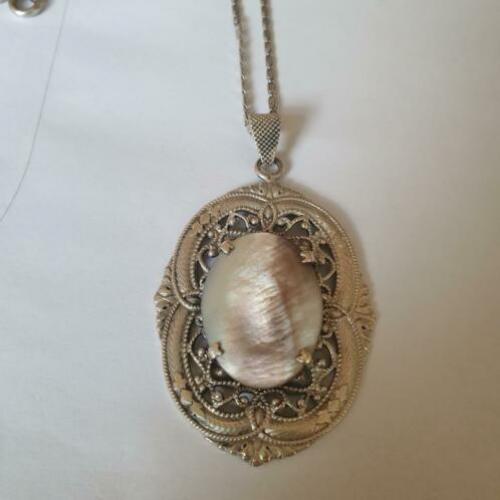 antiek zilver met parelmoer