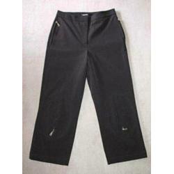 CAMBIO pantalon, 3/4 capri, zwart, Mt. 36