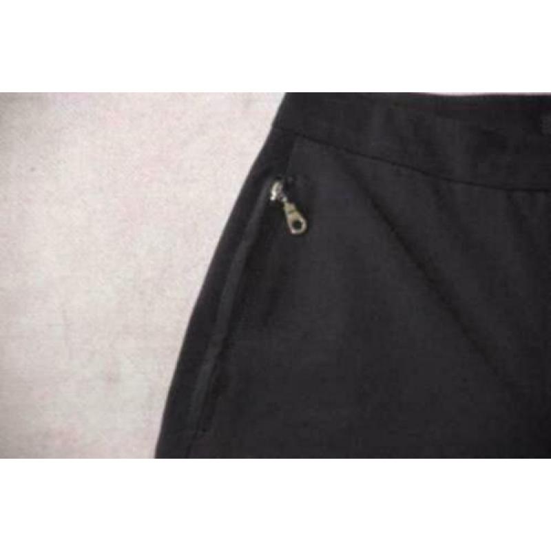 CAMBIO pantalon, 3/4 capri, zwart, Mt. 36