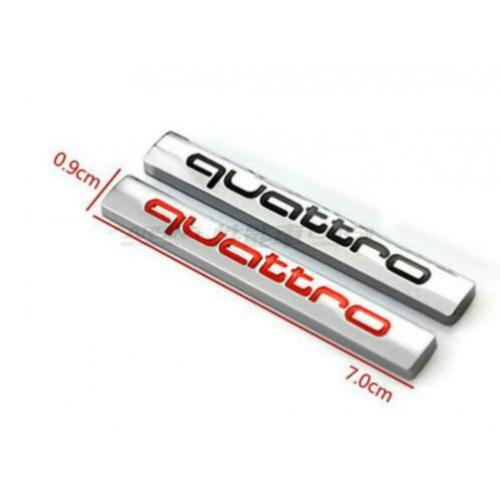 2 x audi quattro embleem 9,95