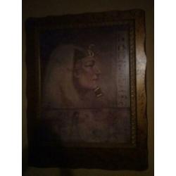 Ramses en cleopatra met bladgoud