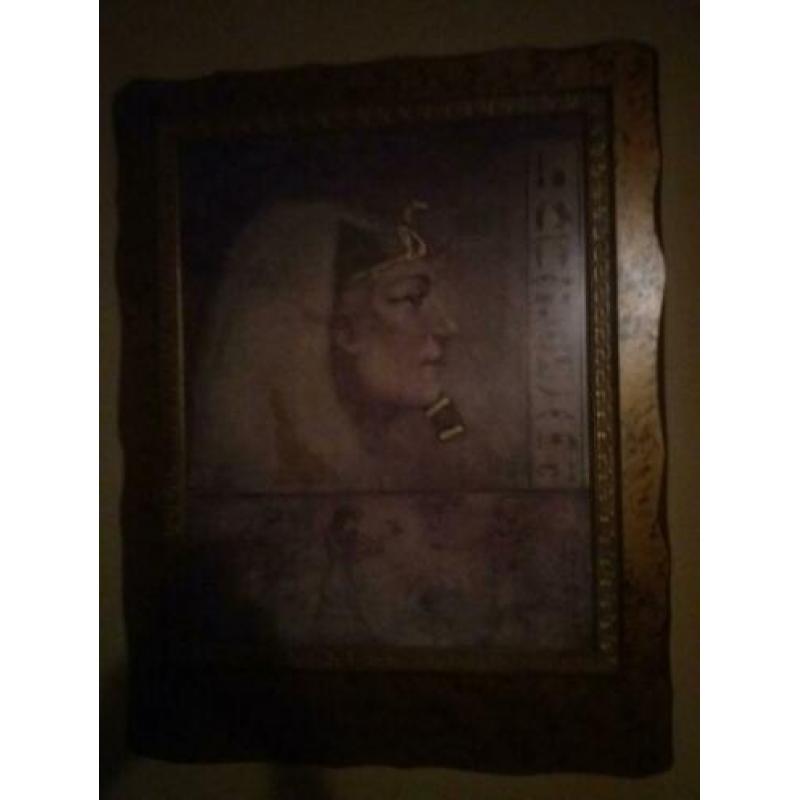 Ramses en cleopatra met bladgoud
