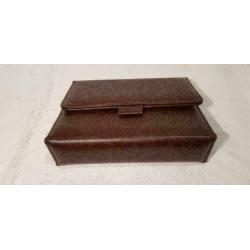 F023 agenda organizer bruin kunstleder papierform. 95x171 mm