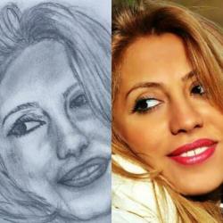 Portret tekening voor jou