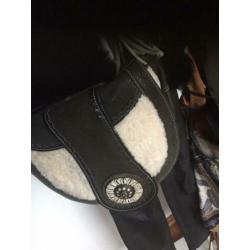 Ibiza leren tas met een bijpassende ketting