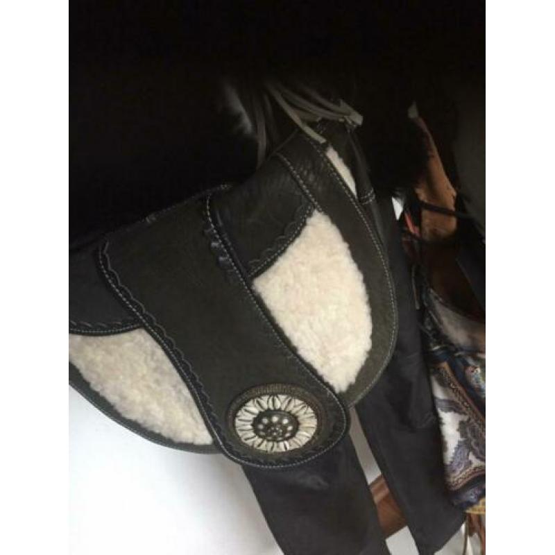 Ibiza leren tas met een bijpassende ketting