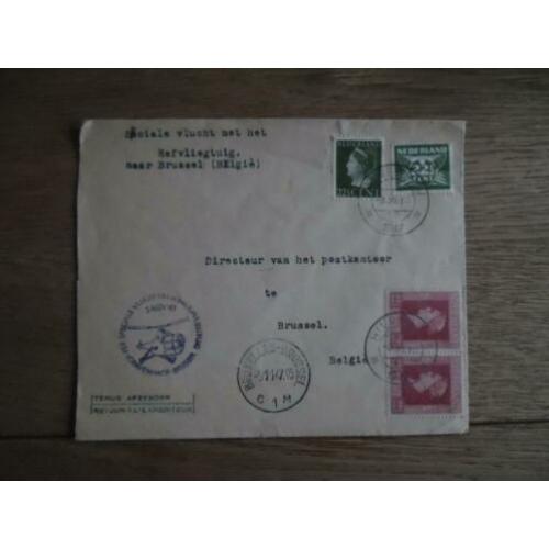 Nederland. Speciale vlucht hefvliegtuig 1947