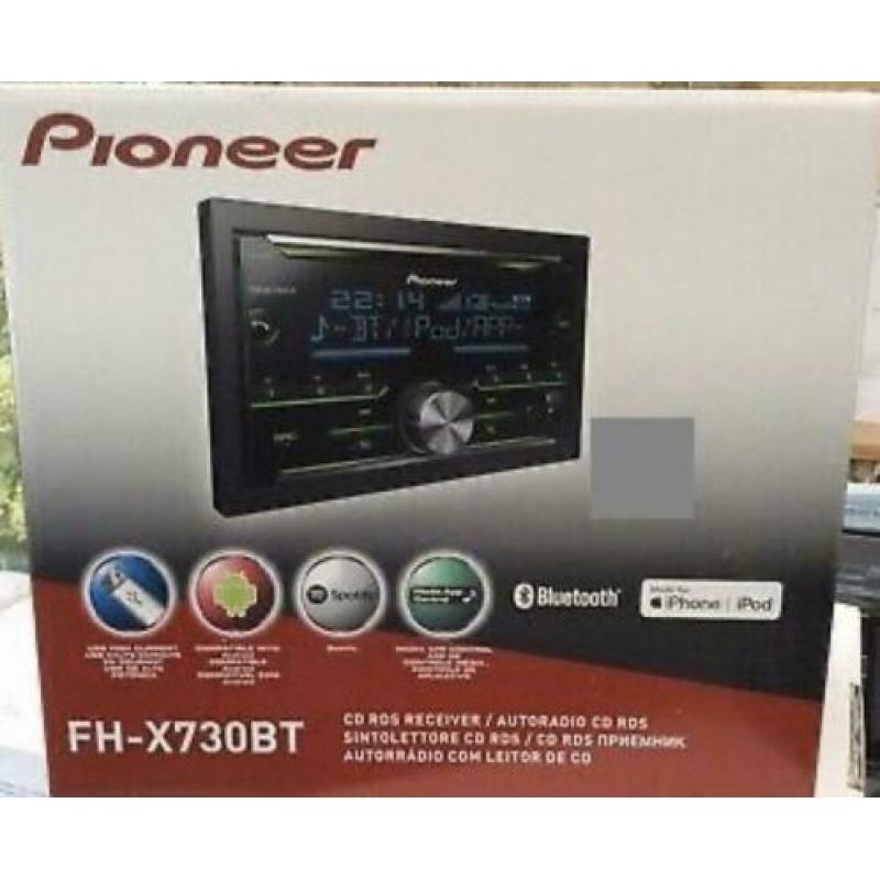Autoradio Pioneer FH-X730BT 2din+MIXTRAX zo goed als nieuw??