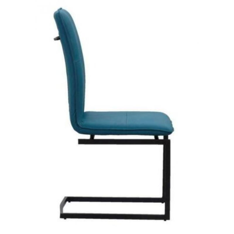 Stoelen eetkamer l petrol l blauw groen l 6 stuks